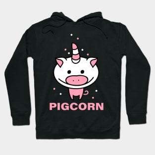 Pig as a unicorn Hoodie